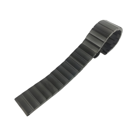 Bracelet Acier pour Montre 18mm Noir | Smarty Paris 18e